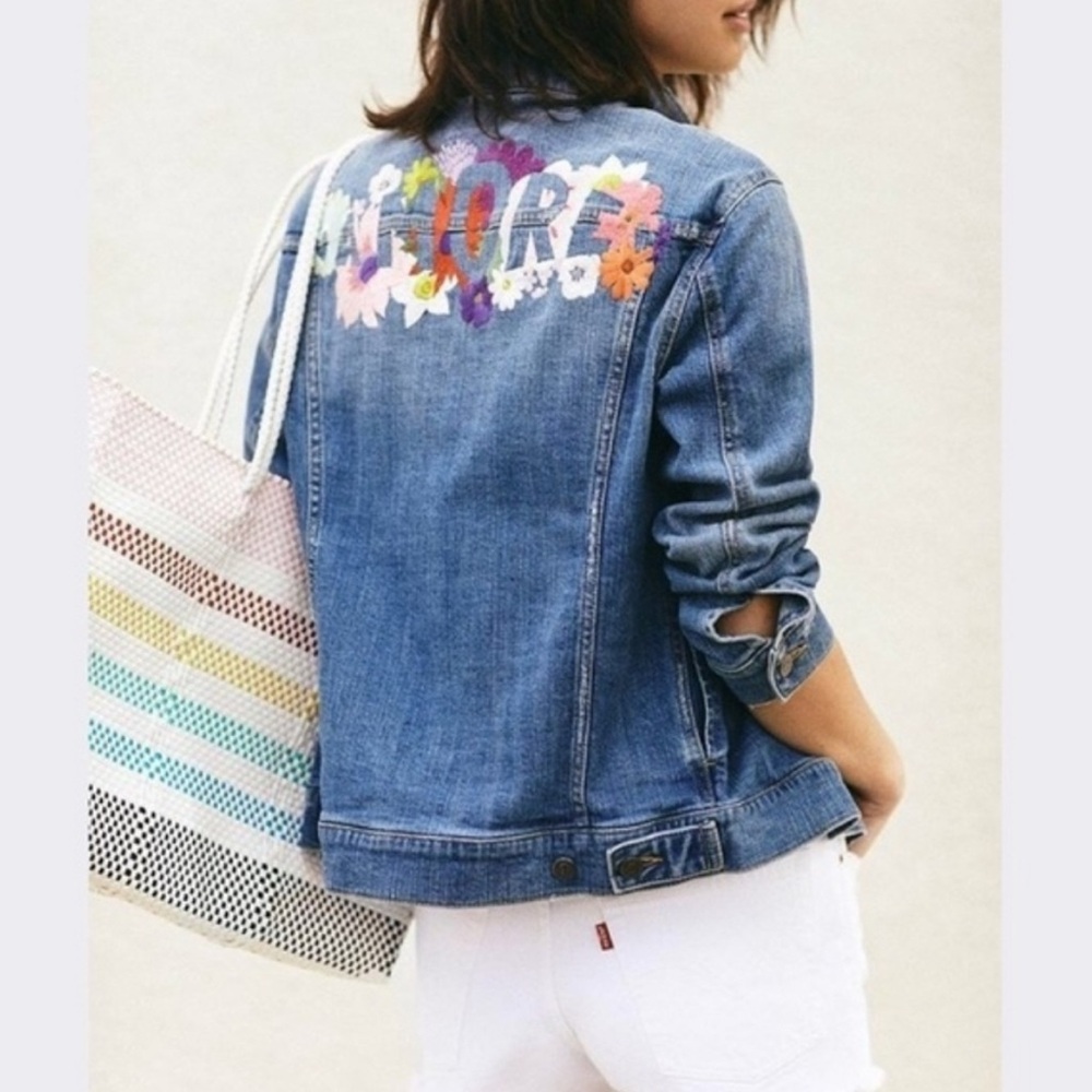 Pilch by Anthropologie - embodied amore denim jacket